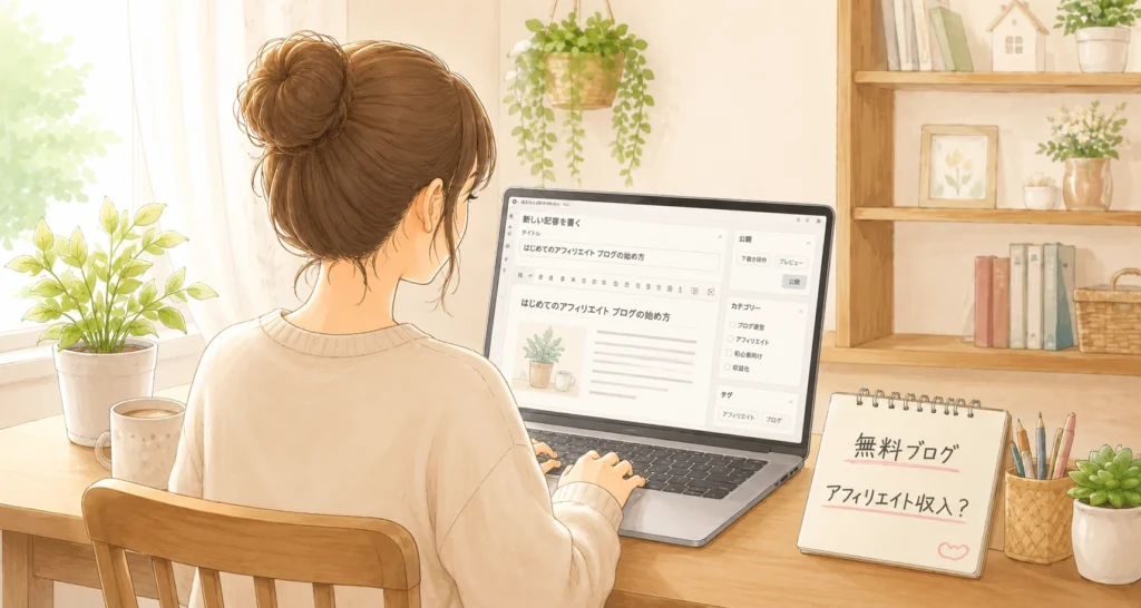 穏やかな日差しのデスクワーク