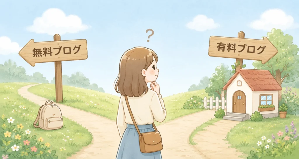 選択の道を前に