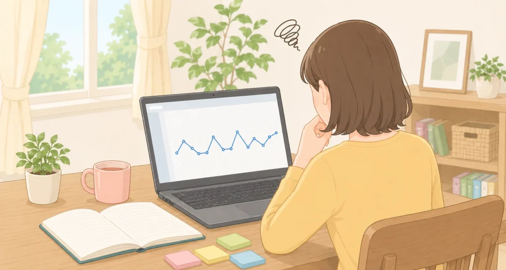 彼女の考えごとの時間